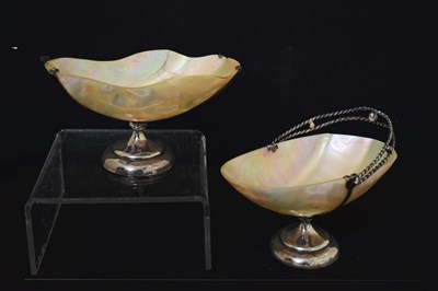 Lot 225 - Pair of Edward VII caviar dishes