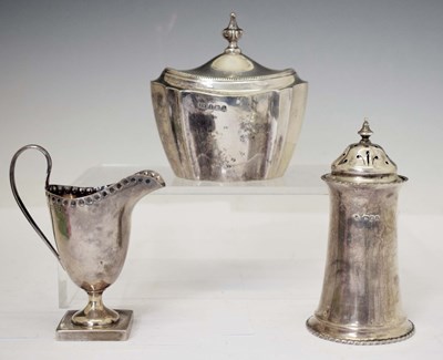 Lot 196 - Three pieces of Edwardian silver