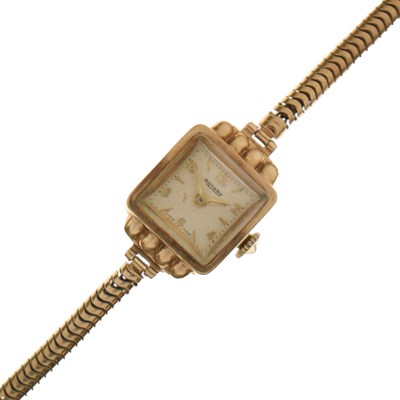 Lot 179 - Rotary - Lady's 1950s 9ct gold bracelet watch