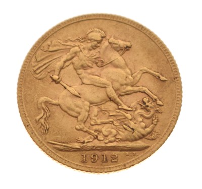 Lot 240 - George V gold sovereign, 1912