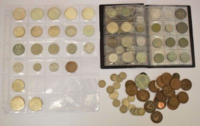 Lot 278 - Quantity of world coinage to include Victorian silver rupee, German commemorative issues, etc