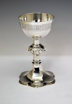 Lot 171 - Victorian silver communion chalice or cup