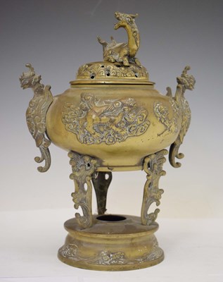 Lot 440 - Chinese bronze incense burner (ding)