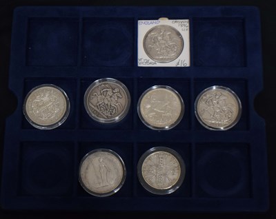 Lot 261 - Collection of silver crowns, etc