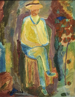 Lot 430 - Attributed to James Lawrence Isherwood, (1917-1989) - Oil on board - 'Homage to Matisse'