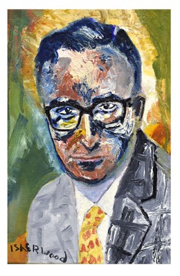 Lot 425 - Follower of James Lawrence Isherwood, (1917-1989) - Oil on board - Portrait of Peter Sellers