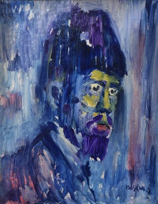 Lot 432 - James Lawrence Isherwood F.R.S.A., F.I.A.L. (1917-1989) - Oil on board - 'Thelonius Monk'