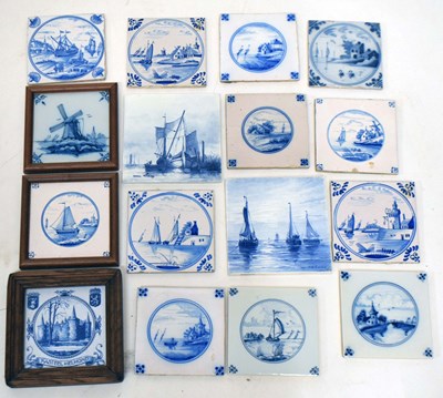 Lot 431 - Collection of Delft tiles