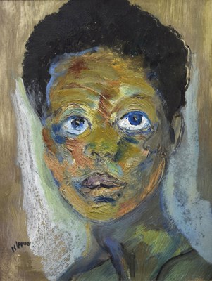 Lot 427 - James Lawrence Isherwood F.R.S.A., F.I.A.L. (1917-1989) - Oil on board - 'Julie'