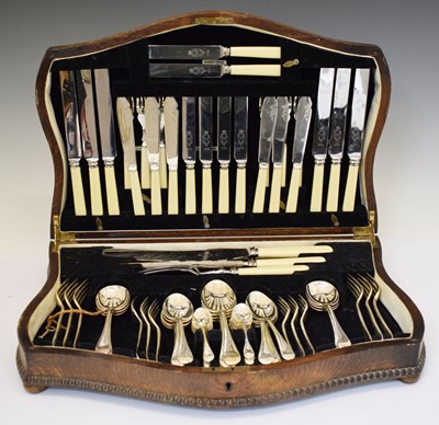 Lot 364 - Canteen of Arthur Price silver plated Old English pattern cutlery