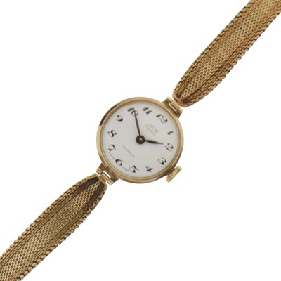 Lot 176 - Uno - Lady's 9ct gold bracelet watch