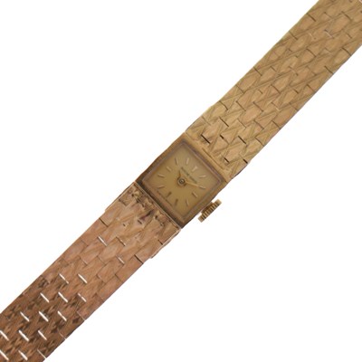 Lot 129 - Bueche-Girod - Lady's 1960s 9ct gold bracelet watch