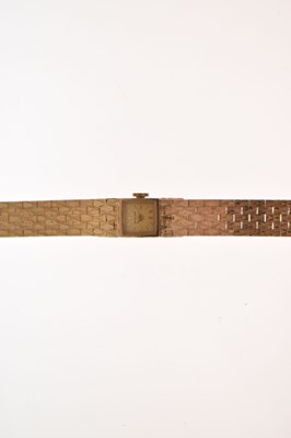 Lot 129 - Bueche-Girod - Lady's 1960s 9ct gold bracelet watch