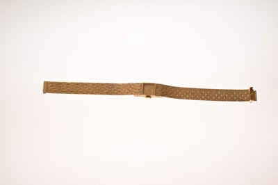Lot 129 - Bueche-Girod - Lady's 1960s 9ct gold bracelet watch