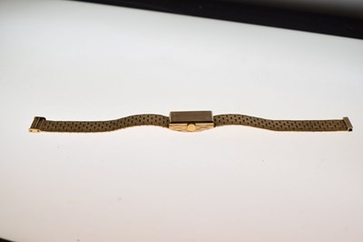 Lot 129 - Bueche-Girod - Lady's 1960s 9ct gold bracelet watch