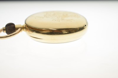 Lot 143 - Late Victorian 18ct gold chronograph pocket watch, John Cashmore, Finsbury