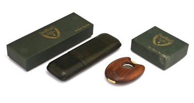 Lot 519 - Moët et Chandon Dom Perignon champagne cigar cutter and cigar case