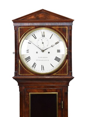 Lot 529 - Regency mahogany-cased domestic regulator - Edwards, Shoreditch