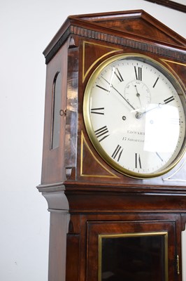Lot 529 - Regency mahogany-cased domestic regulator - Edwards, Shoreditch
