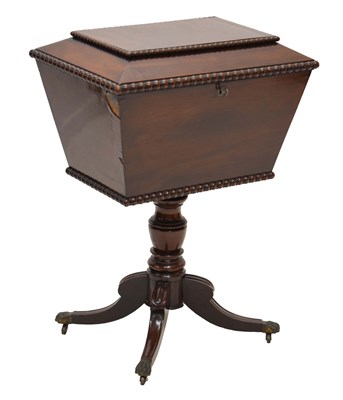Lot 543 - William IV mahogany cellaret