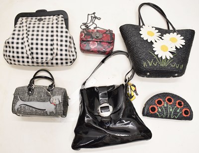 Lot 319 - Lulu Guinness - Collection six lady's handbags