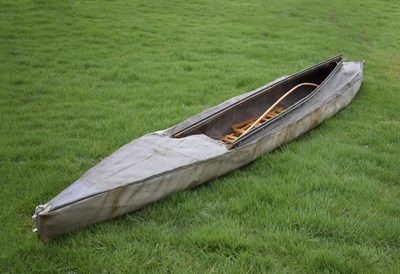 Lot 278 - Tyne Folding Boats Ltd Mk XII canoe, 'Bermagui', sports two-seater model