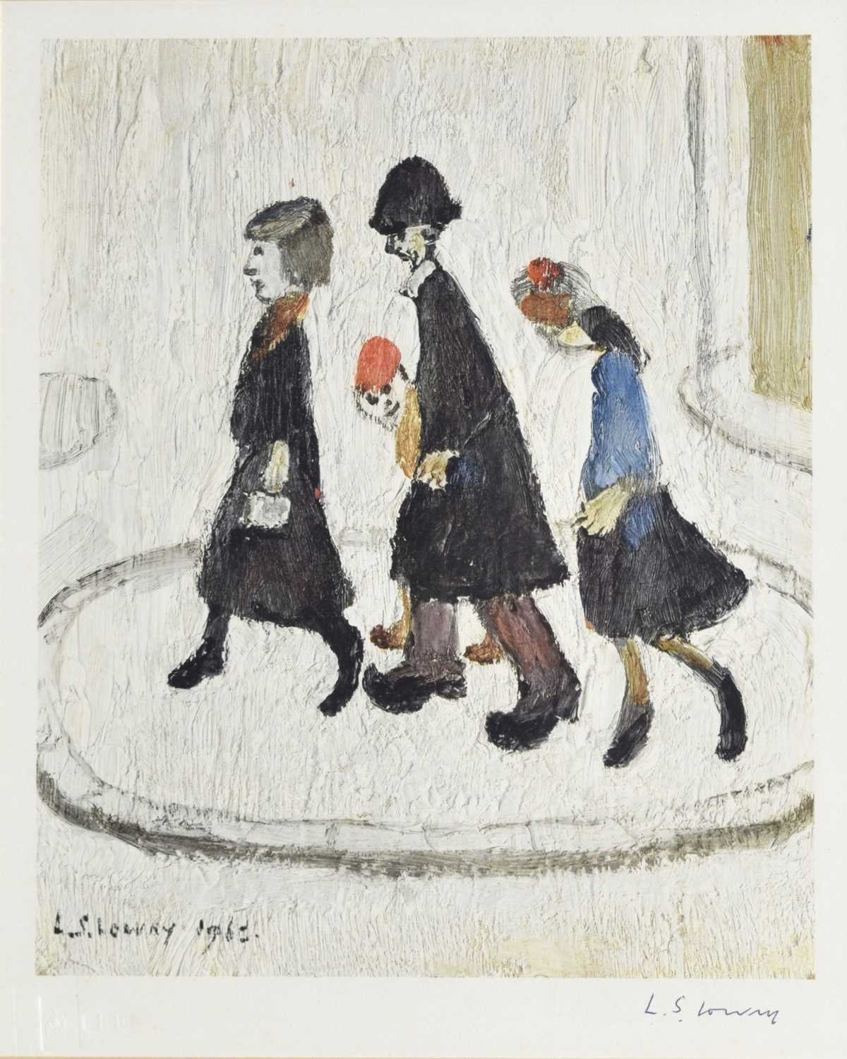 Lot 375 - Laurence Stephen Lowry (1887-1976) - Limited edition print - 'The Family'