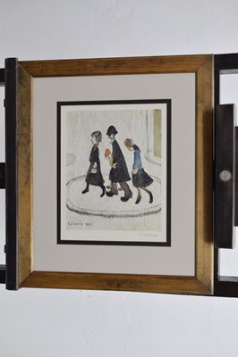 Lot 375 - Laurence Stephen Lowry (1887-1976) - Limited edition print - 'The Family'