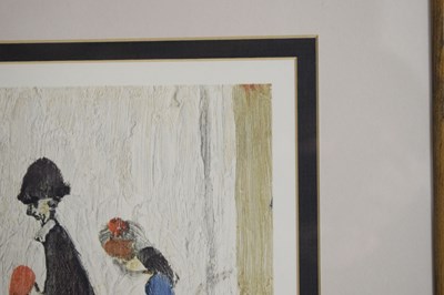 Lot 375 - Laurence Stephen Lowry (1887-1976) - Limited edition print - 'The Family'