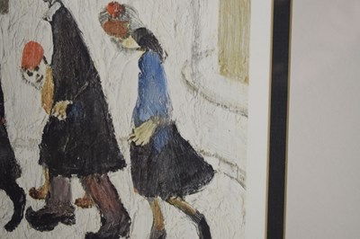 Lot 375 - Laurence Stephen Lowry (1887-1976) - Limited edition print - 'The Family'