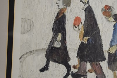 Lot 375 - Laurence Stephen Lowry (1887-1976) - Limited edition print - 'The Family'