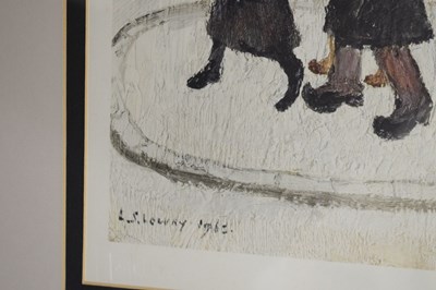 Lot 375 - Laurence Stephen Lowry (1887-1976) - Limited edition print - 'The Family'