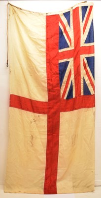 Lot 369 - British Royal Navy White Ensign flag