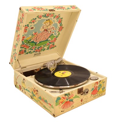 Lot 466 - Decca 'Nursery' gramophone with designs by Nora Roderick