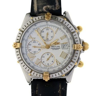 Lot 126 - Breitling - Chronograph Automatic stainless steel cased wristwatch, ref. B13055