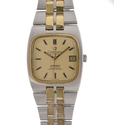 Lot 123 - Omega - Constellation Chronometer Automatic two-tone bracelet watch