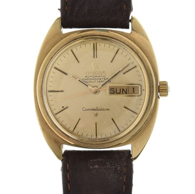 Lot 117 - Omega - Constellation Chronometer gold plated wristwatch ref. CD 168.019