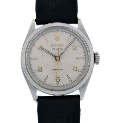 Lot 113 - Rolex - Oyster stainless steel cased wristwatch, ref. 6022