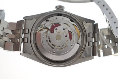 Lot 114 - Rolex - Oyster Perpetual Datejust stainless steel bracelet watch, ref. 16030