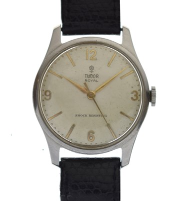 Lot 111 - Tudor - Royal stainless steel cased wristwatch, ref. 7928