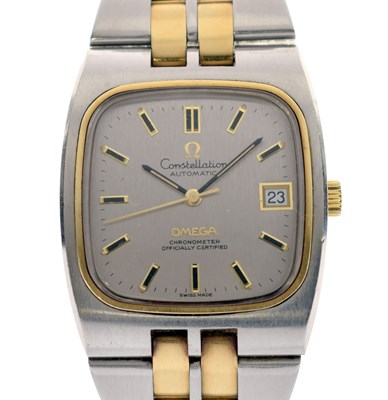 Lot 122 - Omega - Constellation Chronometer Automatic two-tone bracelet watch
