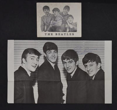 Lot 258 - The Beatles interest - Collection of items sent to Lesley Inston