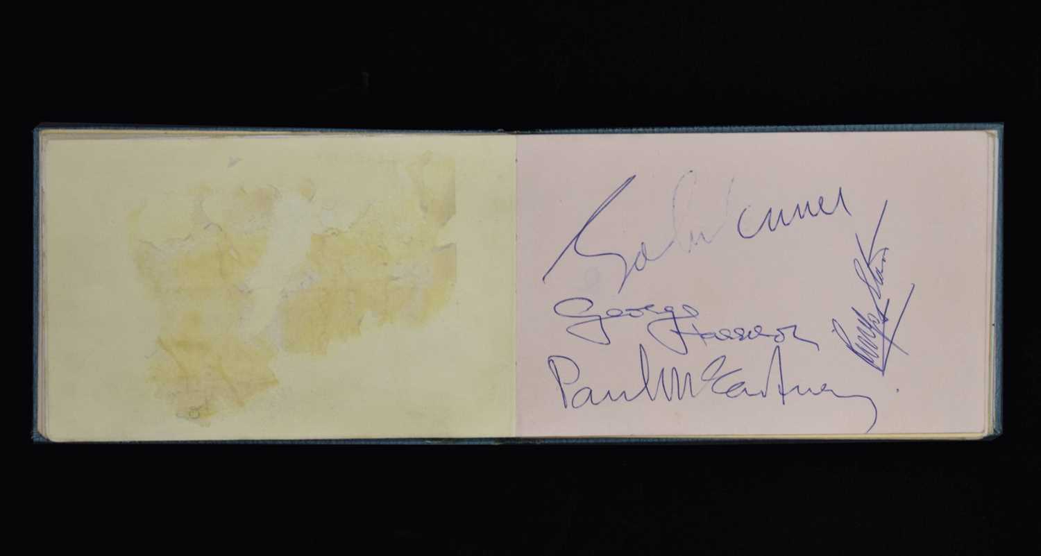 Lot 259 - The Beatles Interest - Autograph book bearing autograph signatures