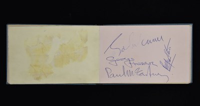 Lot 259 - The Beatles Interest - Autograph book bearing autograph signatures
