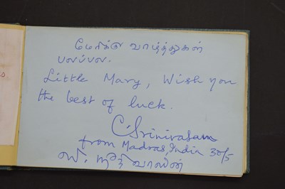 Lot 259 - The Beatles Interest - Autograph book bearing autograph signatures