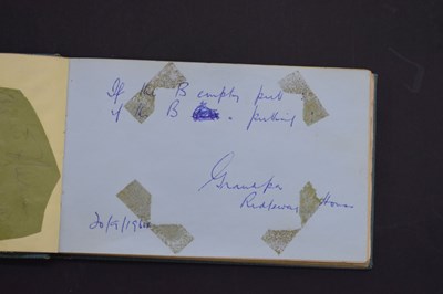 Lot 259 - The Beatles Interest - Autograph book bearing autograph signatures