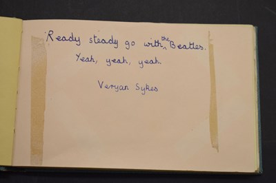 Lot 259 - The Beatles Interest - Autograph book bearing autograph signatures