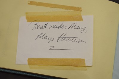Lot 259 - The Beatles Interest - Autograph book bearing autograph signatures