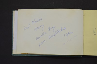 Lot 259 - The Beatles Interest - Autograph book bearing autograph signatures