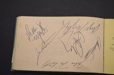 Lot 259 - The Beatles Interest - Autograph book bearing autograph signatures